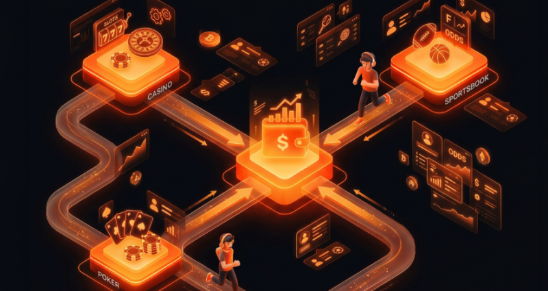 How Cross-Selling Between Casino, Sportsbook, and Poker Increases Player Value